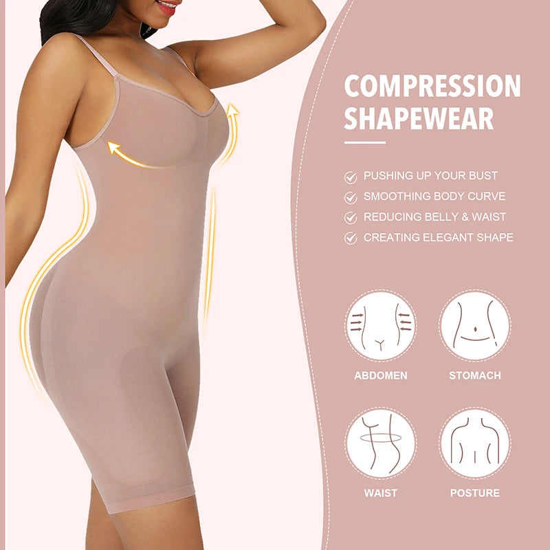 Seamless Compression Slimming Bodysuit