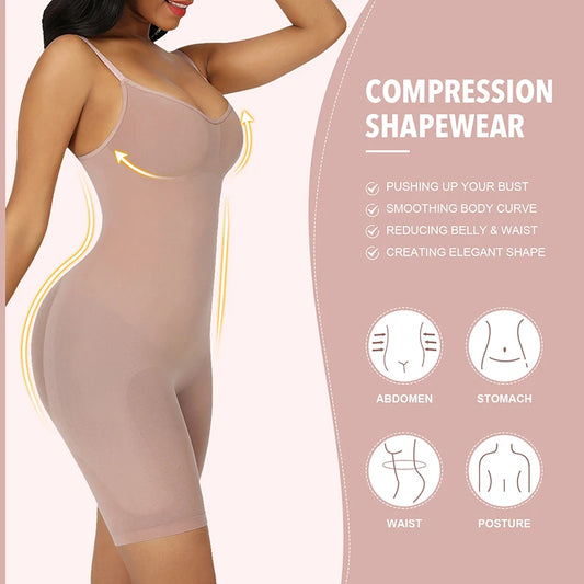 Seamless Compression Slimming Bodysuit