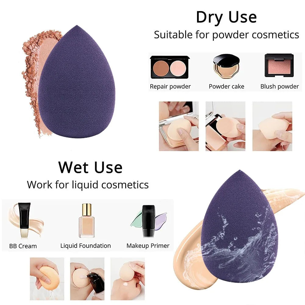 12pcs Foundation & Makeup Sponge Set