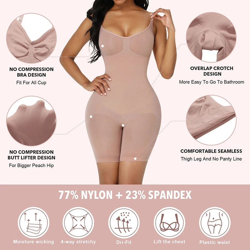 Seamless Compression Slimming Bodysuit