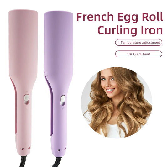 Automatic French Egg Roll Hair Crimper Curling Iron