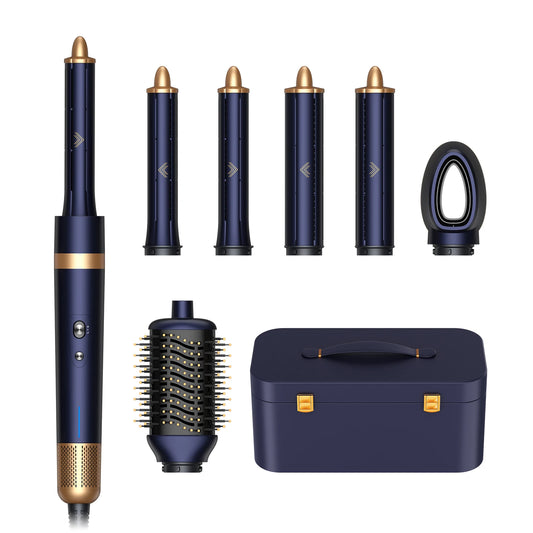 Negative Ion Hair Dryer Styling System with Auto-Wrap Curlers