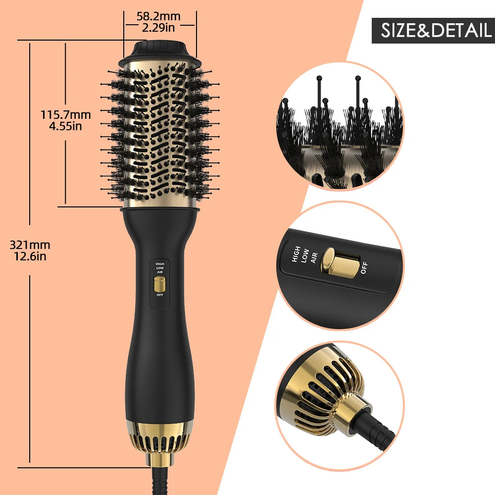 One-Step Hot Air Brush & Volumizer PLUS 2.0 Hair Dryer and Hair Styler