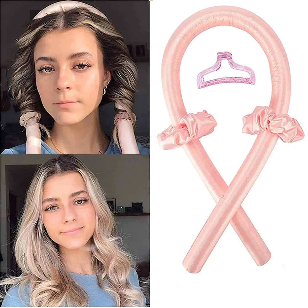Heatless Silk Ribbon Curling Headband
